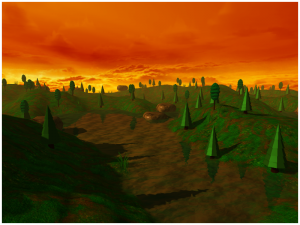OpenGL Terrain screenshot 2